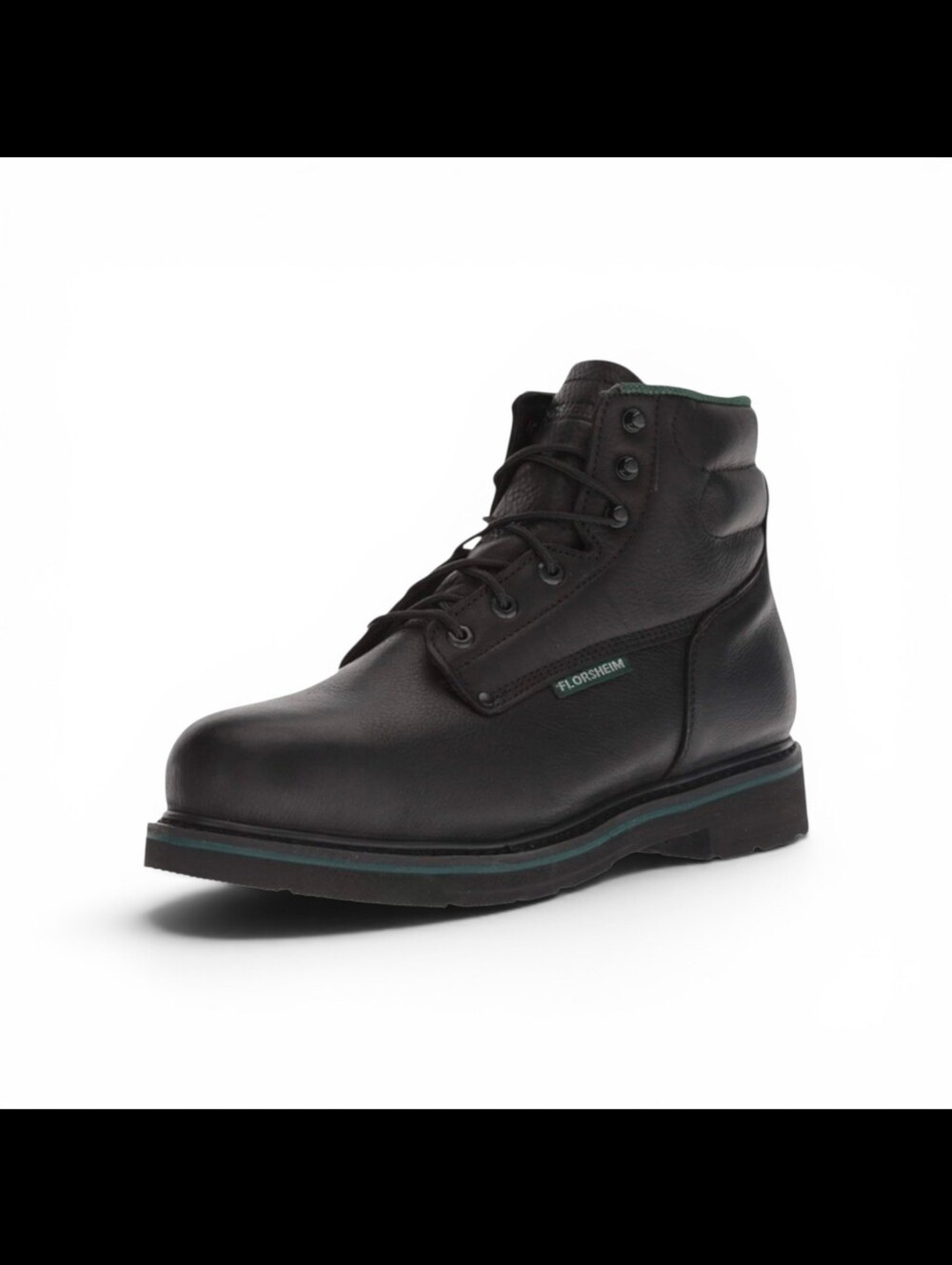 Florsheim FE675 Men’s Work Boot Black Leather ASTM Safety EH Toe Size 11EEE Wide